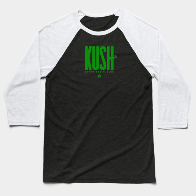 KUSH Baseball T-Shirt by artslaves