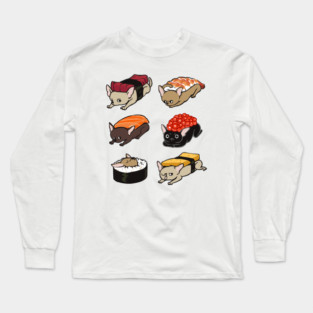 Sushi Chihuahua Long Sleeve T-Shirt