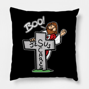 Jesus Scares Pillow