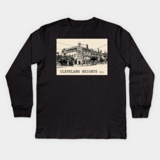 Cleveland Heights Ohio Kids Long Sleeve T-Shirt