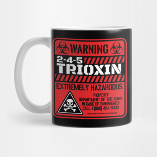 Warning 2-4-5 Trioxin (RED) Mug
