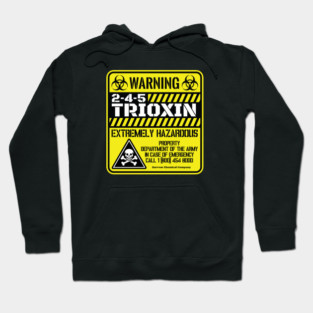 Warning 2-4-5 Trioxin (YELLOW) Hoodie