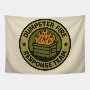dumpster-fire-response-team Tapestry