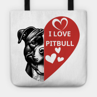 I-Love-Pitbull Tote