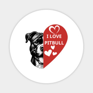 I-Love-Pitbull Magnet