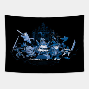 Dark Souls Friends Tapestry