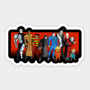 Horror Icons the Animated Series! Sticker