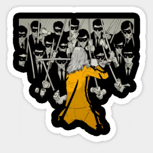 Kill Bill Vintage Artwork Sticker