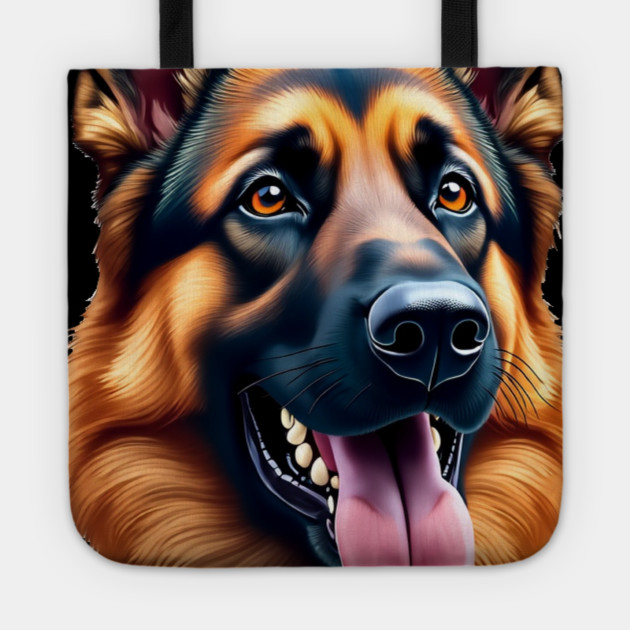 Older German Shepherd : Timeless Loyalty Tote by IamActiveDog