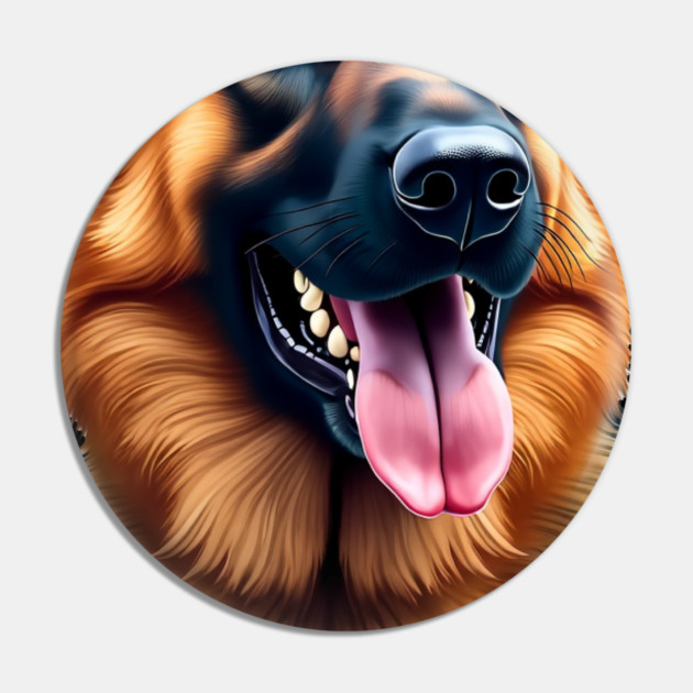 Older German Shepherd : Timeless Loyalty Pin by IamActiveDog