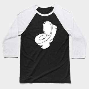 Toilet Baseball T-Shirt