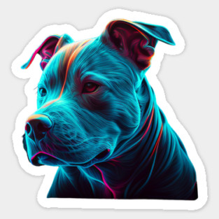 Blue Nose Pitbull Spirit: Courage and Resilience Magnet