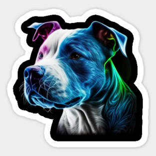 Blue Nose American Staffordshire Majesty: Strength and Honor Magnet