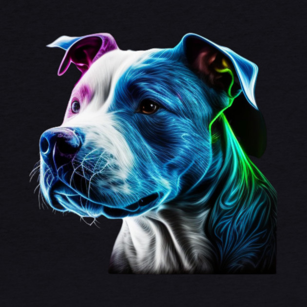 Blue Nose American Staffordshire Majesty: Strength and Honor by IamActiveDog
