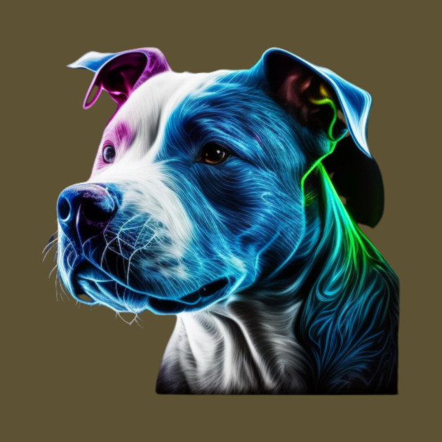 Blue Nose American Staffordshire Majesty: Strength and Honor by IamActiveDog