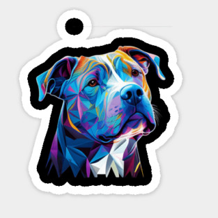 American Blue Nose Pitbull Spirit: Courage and Resilience Sticker
