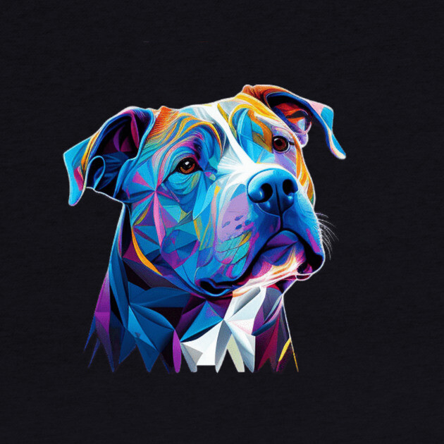 American Blue Nose Pitbull Spirit: Courage and Resilience by IamActiveDog