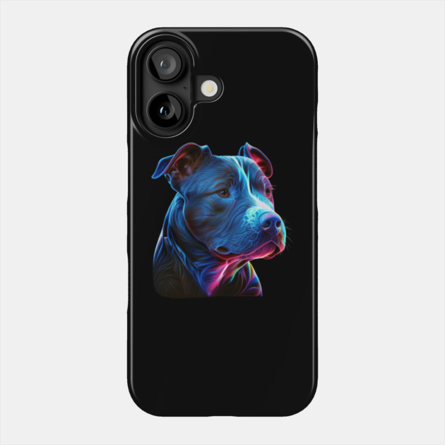 Blue Nose Pitbull Heart: Love and Devotion Phone Case by IamActiveDog