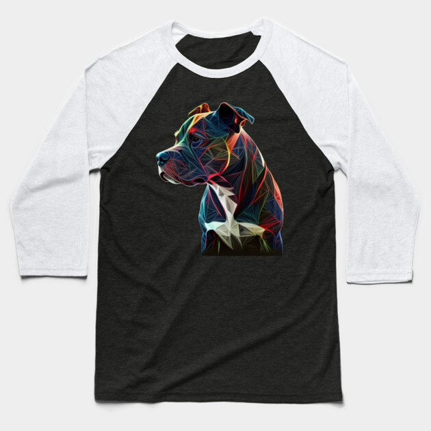 Blue Nose Pitbull Passion: Loyalty and Love Baseball T-Shirt by IamActiveDog