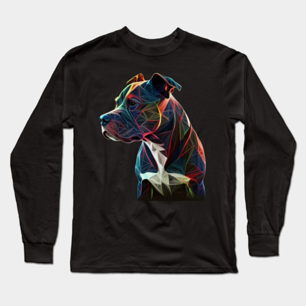 Blue Nose Pitbull Passion: Loyalty and Love Long Sleeve T-Shirt by IamActiveDog