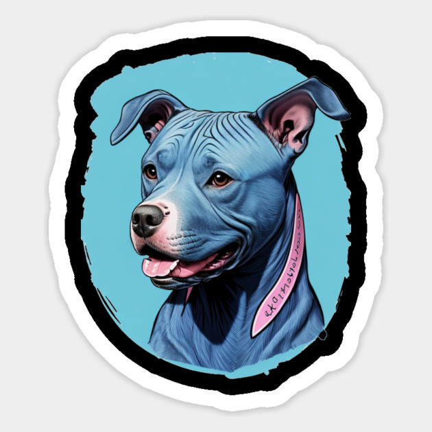 Blue Nose Pitbull Majesty: Noble and True Magnet by IamActiveDog