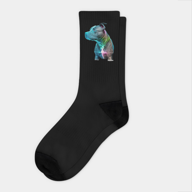 Blue Nose Pitbull - Loyalty Runs Deep Socks by IamActiveDog