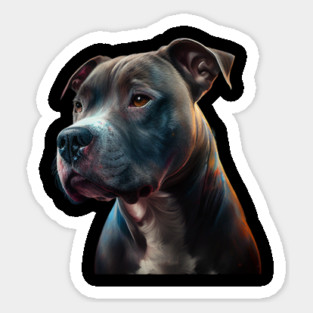 Blue Nose Pitbull True Spirit Sticker