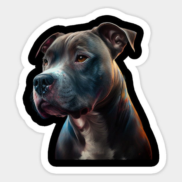 Blue Nose Pitbull True Spirit Sticker by IamActiveDog