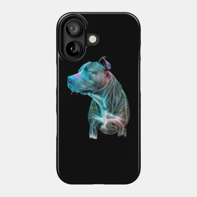Blue Beauty: Blue Nose Pitbull Love Phone Case by IamActiveDog