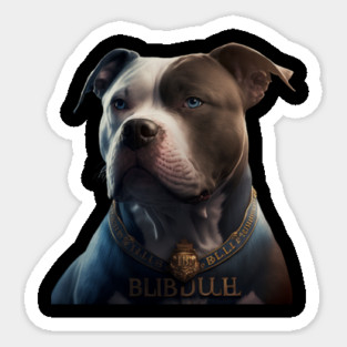 Pride of the Blue: Blue Nose Pitbull Sticker