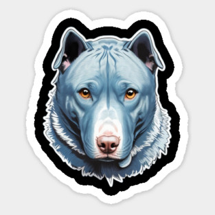 Blue Nose Pitbull - Powerful and Proud Sticker