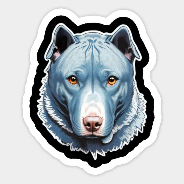 Blue Nose Pitbull - Powerful and Proud Sticker by IamActiveDog
