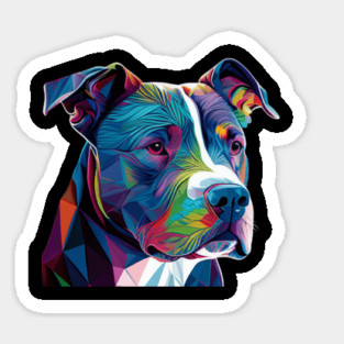 Blue Nose Pitbull Excellence: American Staffordshire Sticker