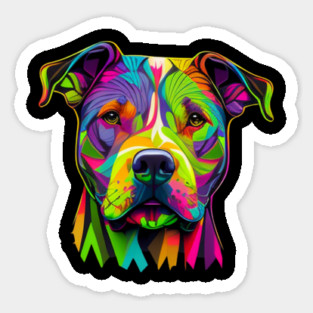 Blue Nose Majesty: American Staffordshire Sticker