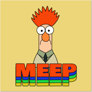 Beaker Meep Posters and Art