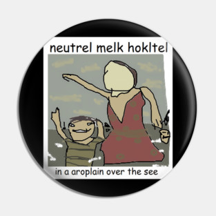 Neutral Meme Hotel Pin