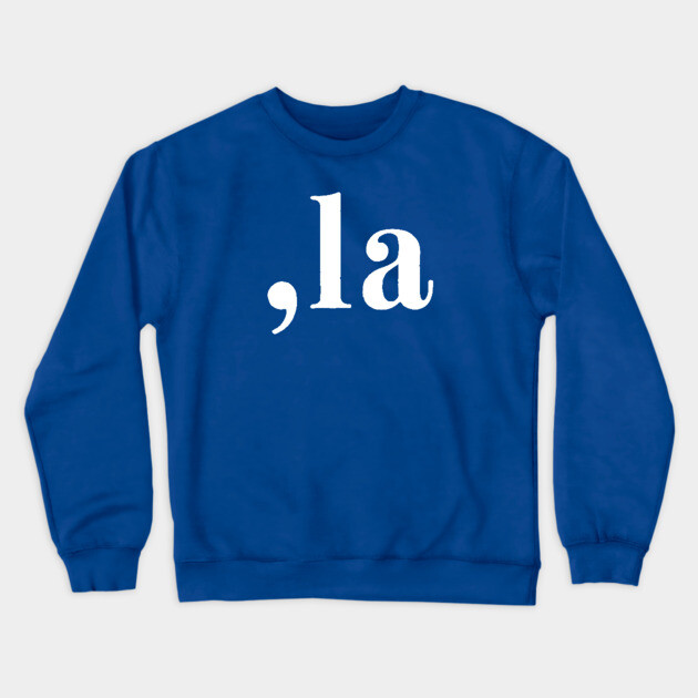 Comma La - Kamala Harris Crewneck Sweatshirt by UrbanLifeApparel