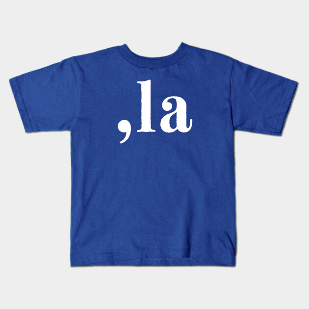Comma La - Kamala Harris Kids T-Shirt by UrbanLifeApparel