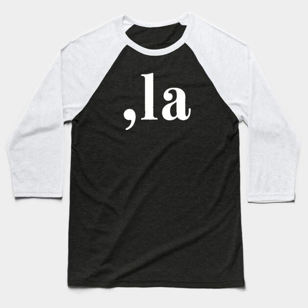 Comma La - Kamala Harris Baseball T-Shirt by UrbanLifeApparel