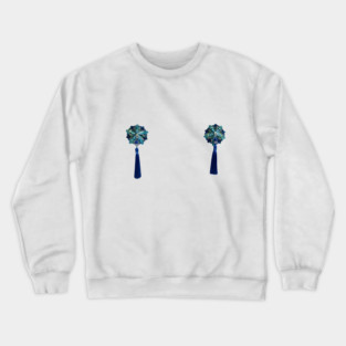 Burlesque Dancer Tassels Crewneck Sweatshirt
