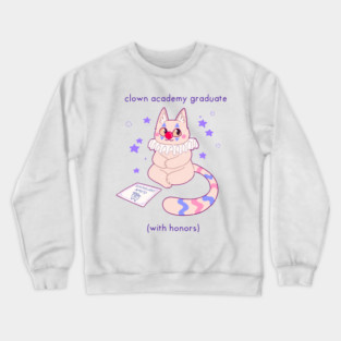 clown academy graduate Crewneck Sweatshirt