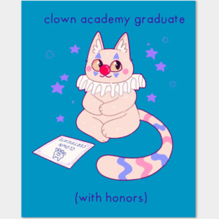 clown academy graduate Posters and Art