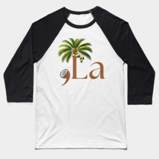 Coconut Comma + La 2024 Baseball T-Shirt