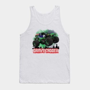 Monster Truck Grave Digger Tank Top