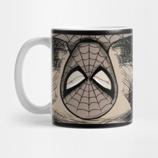 Inktober SPIDER prompt – Spider-Man Mug