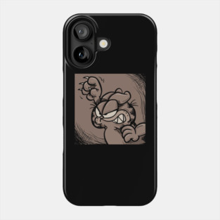 Inktober SCRATCHY Garfield Phone Case
