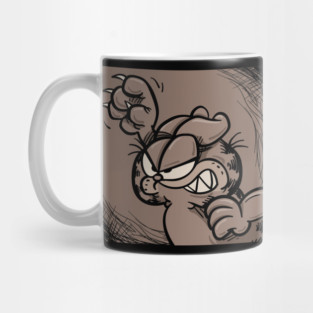 Inktober SCRATCHY Garfield Mug