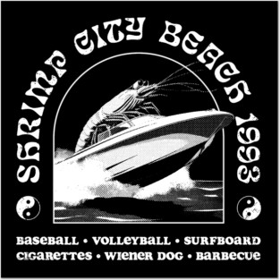 Shrimp City Beach 1993 Posters and Art