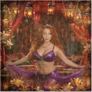 Belly Dancer Posters and Art