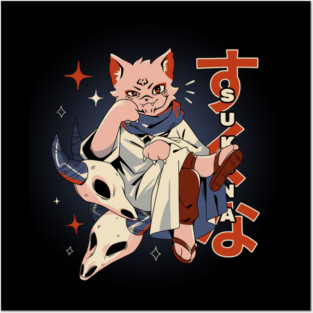 Sukuna Cat Posters and Art